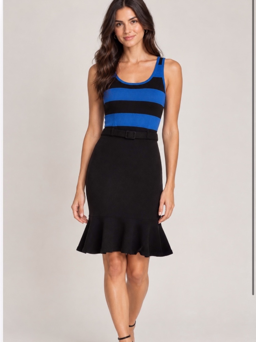Boutique Moschino Scoop Neck Mini Dress